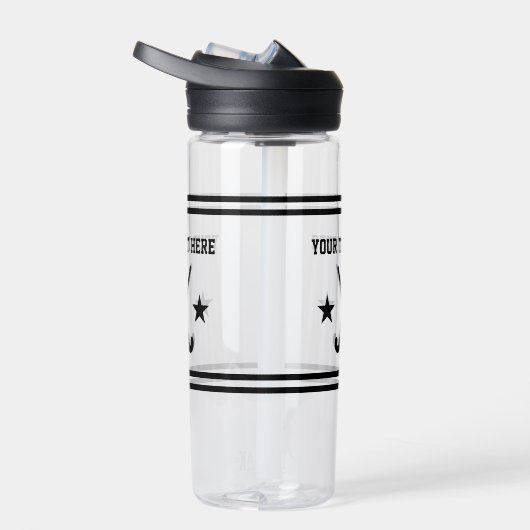 Personalisierte Hockey-Wasserflasche Trinkflasche (Rechts)