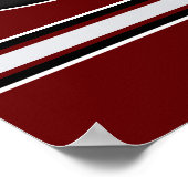 Personalisierte Hockeyspielerposter, FARBEN Poster (Ecke)