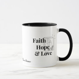 Personalisierte Hoffnung Liebe Gott segne Sie Tass Tasse