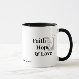 Personalisierte Hoffnung Liebe Gott segne Sie Tass Tasse