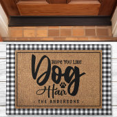 Personalisierte Hoffnung Sie mögen Hunde Hair Buff Fußmatte