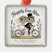 Personalisierte Hoffnungen je nach Hochzeit Ornament Aus Metall (Vorne)