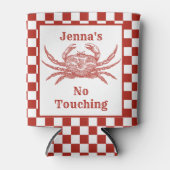 Personalisierte Holzschnitzel mit Karton Dosenkühler (Vorderseite)