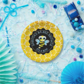 Personalisierte Honey Bee Baby Dusche Paper Teller (Party)
