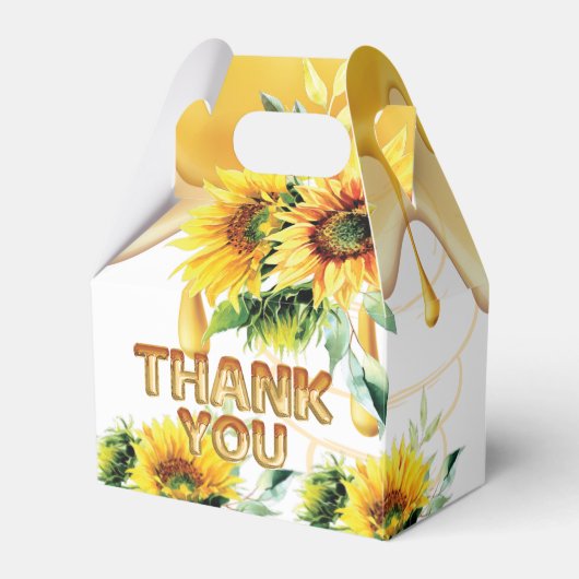 Personalisierte Honey Bee Birthday I Baby Dusche Geschenkschachtel (Vorderseite)