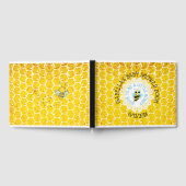 Personalisierte Honeybee Bumblebee Baby Shower Boo Gästebuch (Voll)