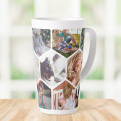 Personalisierte Honeycomb Family Fotos Custom Milchtasse