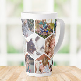 Personalisierte Honeycomb Family Fotos Custom Milchtasse