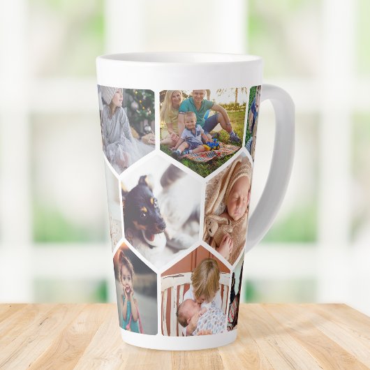 Personalisierte Honeycomb Family Fotos Custom Milchtasse