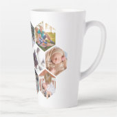 Personalisierte Honeycomb Family Fotos Custom Milchtasse (Rechts)
