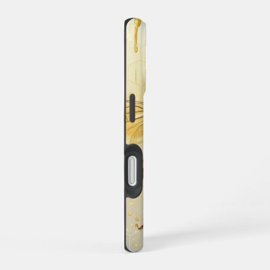 Personalisierte Honigbiene iPhone 16 Hülle (Rechte Seite)