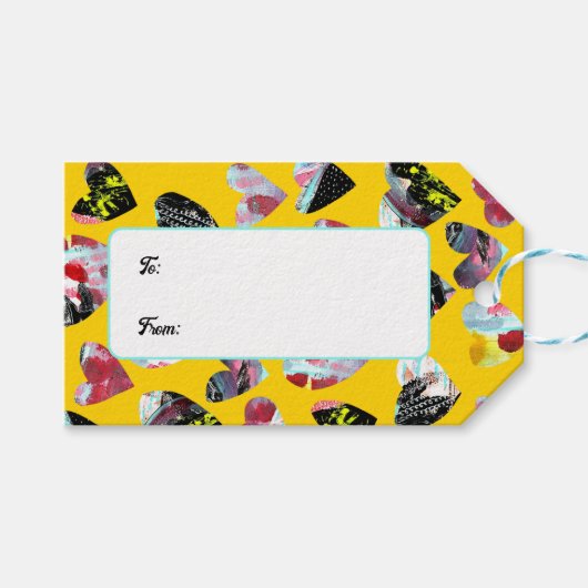 Personalisierte Hörproben Geschenkanhänger (Vorderseite (Horizontal))