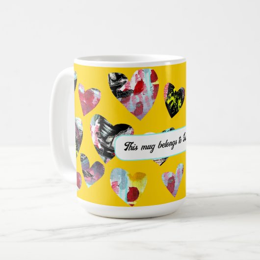 Personalisierte Hörproben Kaffeetasse (Vorderseite Links)