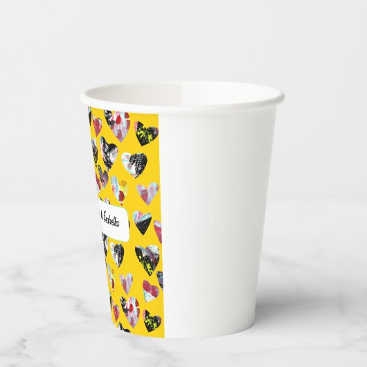 Personalisierte Hörproben Pappbecher (Links)