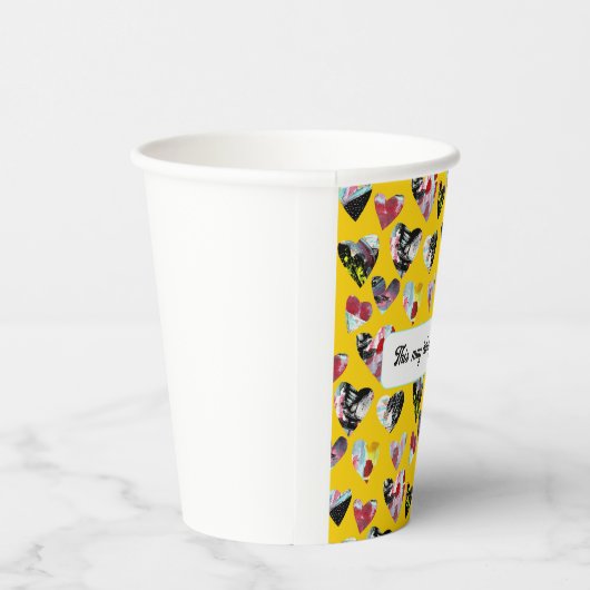 Personalisierte Hörproben Pappbecher (Rechts)