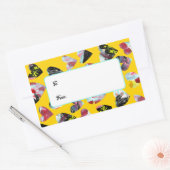 Personalisierte Hörproben Rechteckiger Aufkleber (Umschlag)