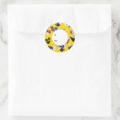 Personalisierte Hörproben Runder Aufkleber (Tasche)