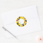 Personalisierte Hörproben Runder Aufkleber (Umschlag)