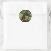 Personalisierte Horroraufkleber Runder Aufkleber (Tasche)