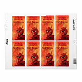 Personalisierte Hot Sauce Labels Template Devil Lä (Vorne)