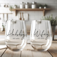 Personalisierte Hubby und Ehefrau