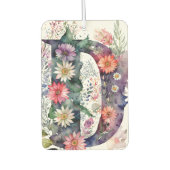 Personalisierte Hübsche Blume Autolufterfrischer (Vorderseite)