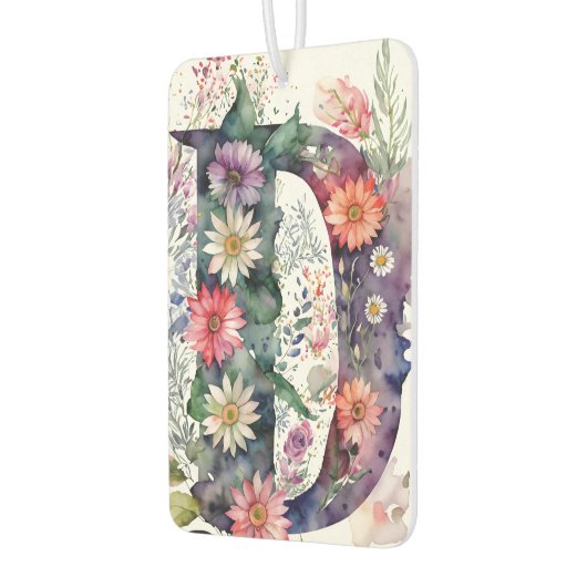 Personalisierte Hübsche Blume Autolufterfrischer (Links)