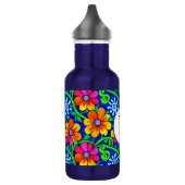 Personalisierte Hübsche Blüte Edelstahlflasche (Links)