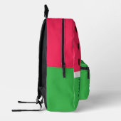 Personalisierte Hübsche Farbe Modernes Regenbogeng Bedruckter Rucksack (Links)