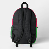 Personalisierte Hübsche Farbe Modernes Regenbogeng Bedruckter Rucksack (Rückseite)