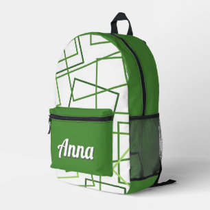 Personalisierte Hübsche Farben Moderne Giro Green Bedruckter Rucksack