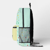 Personalisierte Hübsche Farbenfrohe Moderne Giralb Bedruckter Rucksack (Rechts)