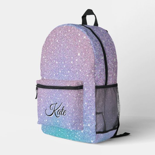 Personalisierte Hübsche Farbenfrohe Moderne Giralb Bedruckter Rucksack (Rückseitige Ecke Rechts)
