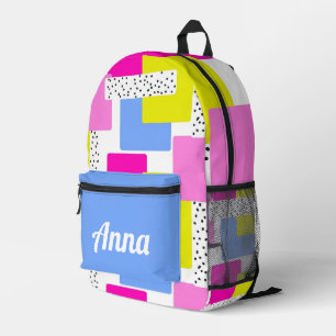 Personalisierte Hübsche Farbenfrohe Moderne Giralb Bedruckter Rucksack