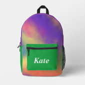 Personalisierte Hübsche Farbenfrohe Moderne Giralb Bedruckter Rucksack (Vorderseite)