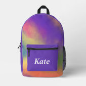 Personalisierte Hübsche Farbenfrohe Moderne Giralb Bedruckter Rucksack (Vorderseite)