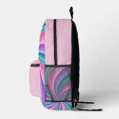 Personalisierte Hübsche Farbenfrohe Moderne Giralb Bedruckter Rucksack (Rechts)