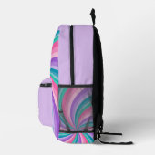 Personalisierte Hübsche Farbenfrohe Moderne Giralb Bedruckter Rucksack (Rechts)