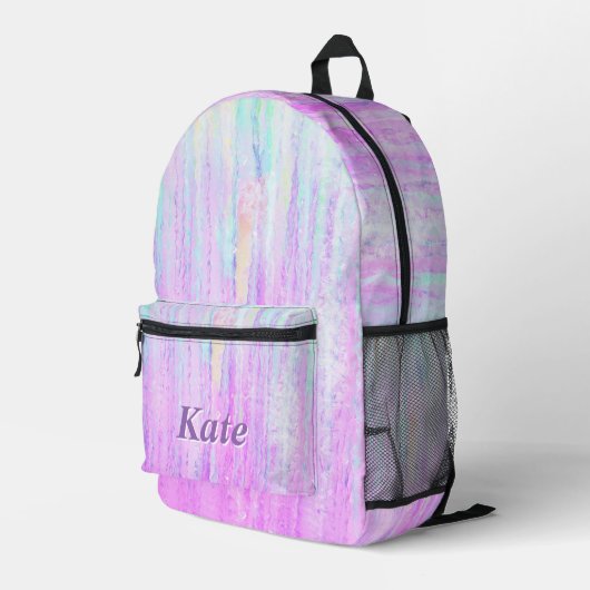 Personalisierte Hübsche Farbenfrohe Moderne Giralb Bedruckter Rucksack (Rückseitige Ecke Rechts)