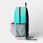Personalisierte Hübsche Farbenfrohe Moderne Giralb Bedruckter Rucksack (Rechts)