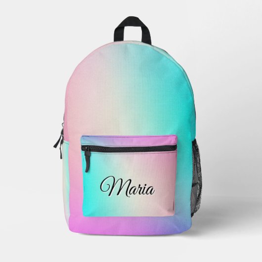 Personalisierte Hübsche Farbenfrohe Moderne Giralb Bedruckter Rucksack (Vorderseite)