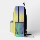 Personalisierte Hübsche Farbenfrohe Moderne Giralb Bedruckter Rucksack (Rechts)