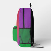 Personalisierte Hübsche Farbenfrohe Moderne Giralb Bedruckter Rucksack (Rechts)