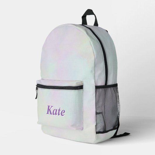 Personalisierte Hübsche Farbenfrohe Moderne Giralb Bedruckter Rucksack (Rückseitige Ecke Rechts)