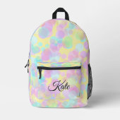 Personalisierte Hübsche Farbenfrohe Moderne Giralb Bedruckter Rucksack (Vorderseite)