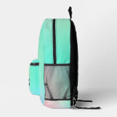 Personalisierte Hübsche Farbenfrohe Moderne Giralb Bedruckter Rucksack (Rechts)