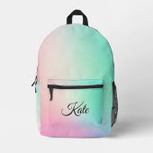 Personalisierte Hübsche Farbenfrohe Moderne Giralb Bedruckter Rucksack (Vorderseite)