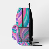 Personalisierte Hübsche Farbenfrohe Moderne Giralb Bedruckter Rucksack (Rechts)