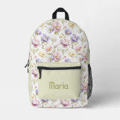 Personalisierte Hübsche Farbenfrohe Moderne Giro B Bedruckter Rucksack (Vorderseite)