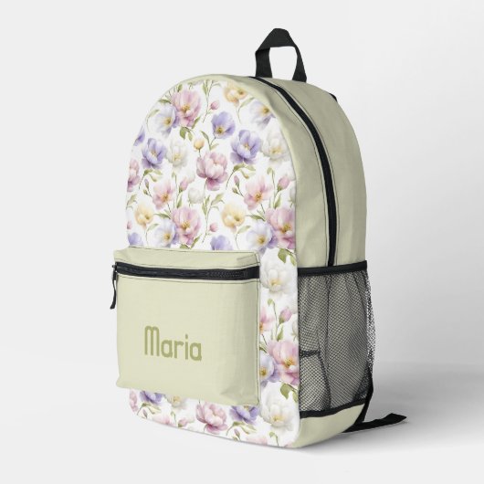 Personalisierte Hübsche Farbenfrohe Moderne Giro B Bedruckter Rucksack (Rückseitige Ecke Rechts)